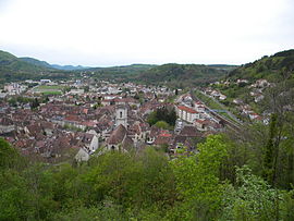 A general view of Baume-les-Dames