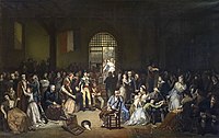 Calling Out the Last Victims of the Terror at Saint Lazare Prison on the 7-9 Thermidor, Year II [25-27 July 1794] (1850), Musée de la Révolution française