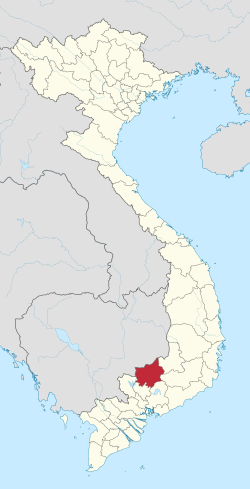 Location of Bình Phước within Vietnam
