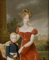 The Duchess of Berry and her son by François Gérard, 1828