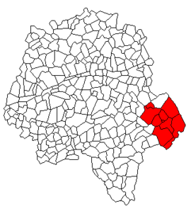 Location of the Communauté de communes de Montrésor in Indre-et-Loire
