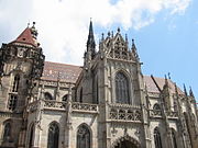 Elisabethdom in Košice, 15. Jh., ein Mittelding aus Basilika und Zentralbau