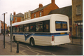 A picture of a Cheney Coaches in Banbury in during 2001. They lost thire contract to Stagecoach Group in 2004.