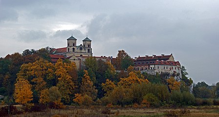 The abbey seen from Piekary
