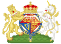 Wappen von Prinzessin Elisabeth, Duchess of Edinburgh (1947–1952)