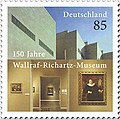 German postage stamp celebrating 150 years of the museum