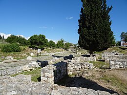The Sacred Way from Miletus with the remains of the stoa