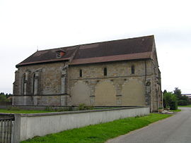 The church in Ambrières