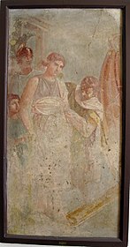 Helen of Sparta boards a ship for Troy