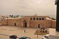 Front view of the mosque