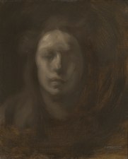 Girl with Her Hair Down (1900–05), dimensions unknown, Thiel Gallery, Stockholm