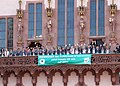 Image 5Reception of Germany women's national football team, after winning the 2009 UEFA Women's Championship, on the balcony of Frankfurt's city hall "Römer" (from UEFA Women's Championship)