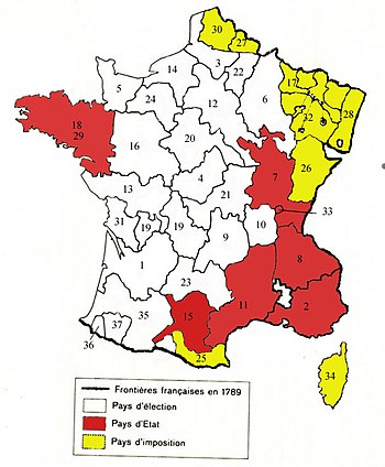 Généralités of France