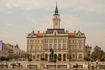 City Hall by György Molnár in Novi Sad, 1895