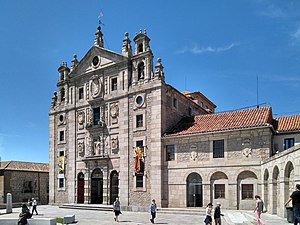 Iglesia-convento de Santa Teresa, in Ávila, Castile and León, built in the early 17th century
