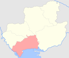 Location in the Kherson Governorate