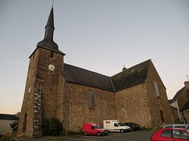 The church in Le Bourgneuf-la-Forêt