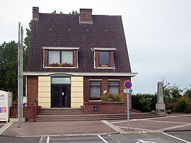 The town hall in Zuydcoote