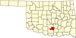 State map highlighting Murray County