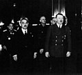 Matsuoka und Adolf Hitler bei einem Besuch in Berlin im März 1941.