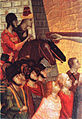 Mongol horseman in the Crucifixion of Saint Peter, Giotto, circa 1299.[32]