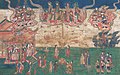 Mani's Birth, a Yuan dynasty Manichaean painting designed in the same style as the Diagram.