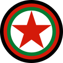 Roundel used by the Afghan Air Force from 1983 until 1992.