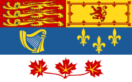 The standard of Charles III, King of Canada, used throughout Canada and abroad