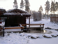 A modern sauna in Finland