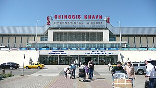 Buyant-Ukhaa International Airport in Ulaanbaatar.