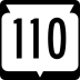 State Trunk Highway 110 marker