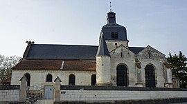 The church in Saint-Germain-la-Ville