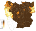 1910 Austrian census - percentage of Polish-speaking population