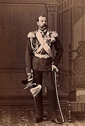 Tsar Alexander II of Russia with the Gold Sword for Bravery