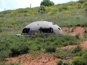 One of over 750,000 bunkers built in People's Socialist Republic of Albania during the rule of Enver Hoxha