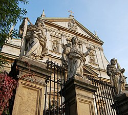 The statues of Saints