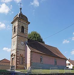 The church in Couthenans