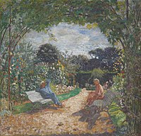 Morning in the garden, Clos Cezanne (1924)