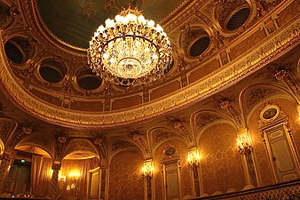 Chandelier of the theater
