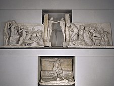 Plaster model of the monument at the Musée des Beaux-Arts, Lyon