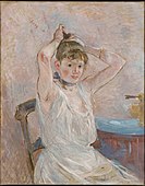 The Bath (Girl Arranging Her Hair), 1885–86, Clark Art Institute, Williamstown, Massachusetts