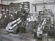 Machines used to fold envelopes for the Savings Bank's extensive correspondence