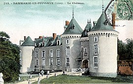 An old postcard view of the château