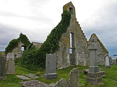 Ruine einer Kapelle in Durness, Schottland