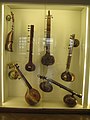 Sitars and one rudra veena (down right)