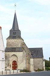 The parish church of Saint-Rémi, in Leigné-les-Bois