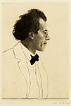 Gustav Mahler, composer, (1902)