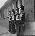 Members of the regiment in full dress uniform in September 1948.