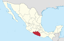 State of Guerrero within Mexico