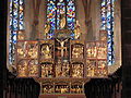 1518 altar inside the medieval church